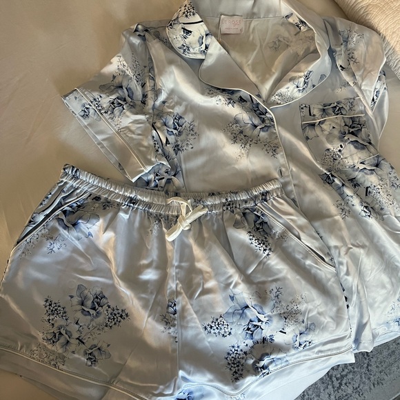 Mileva Bleu De Fleur Printed Pj set - Picture 2 of 4